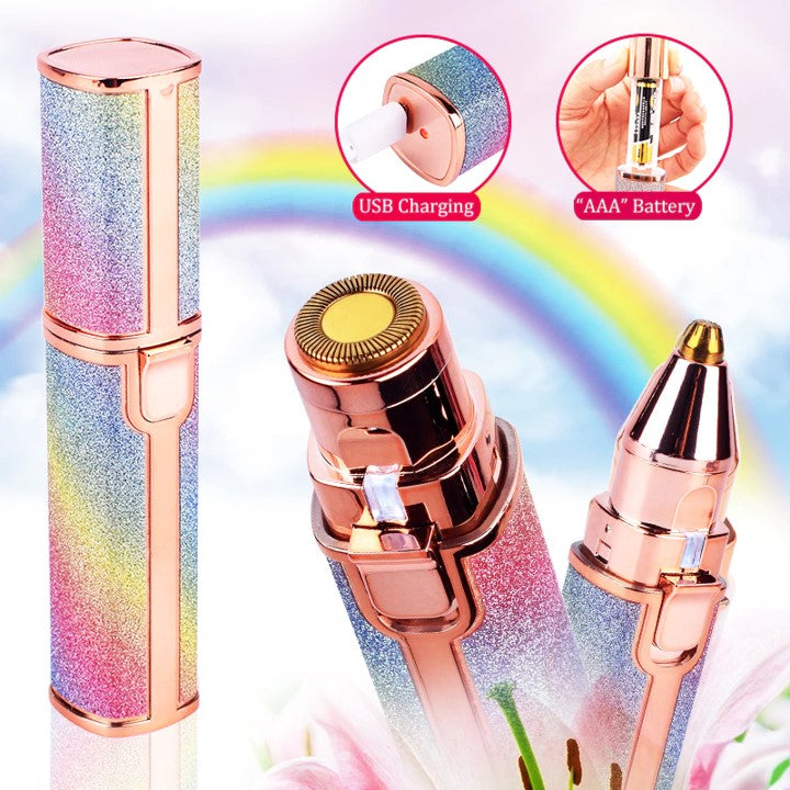 2 In 1 Eyebrow And Facial Hair Trimmer